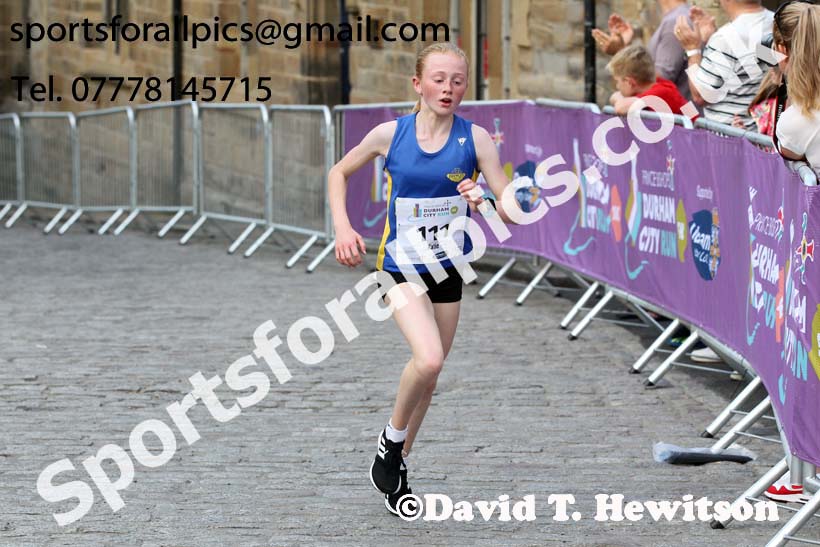Finish of the Durham City Run 5k,  Durham City Run 5k and 10k. Photo: David T. Hewitson/Sports for All Pics